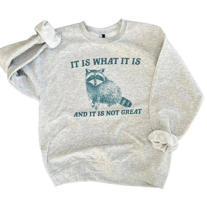 It Is What It Is and It’s Not Great Sweatshirt or T-Shirt