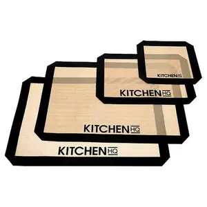 KitchenHQ 4-piece Professional Reinforced Silicone Baking Mat Set