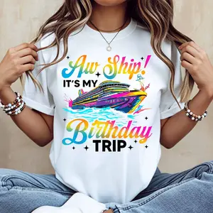 Casual Cotton Crew Neck Short/Regular Sleeve Summer T-Shirt with Green Clover Heart Design, Machine Washable, Do Not Dry Clean, Made in USA