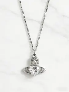 New 2026 Green Crystal Orb Pendant Necklace – 440mm Chain with Sparkling Gemstone Accents