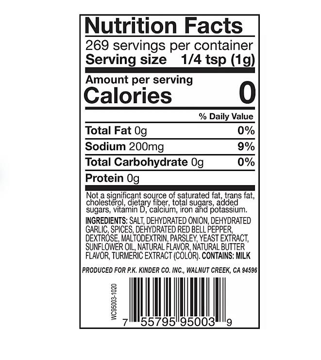 Kinder's Buttery Steakhouse Seasoning 9.5 oz Premium Quality Master Butcher Rub Since 1946