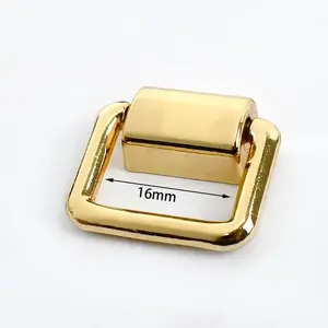 4/10/20Pcs 15/16/19Mm D Ring Metal Buckles Bag Side Clip Handbag Handle Hanger Clasp Purse Strap Chain Hook Rings Accessories Meetee