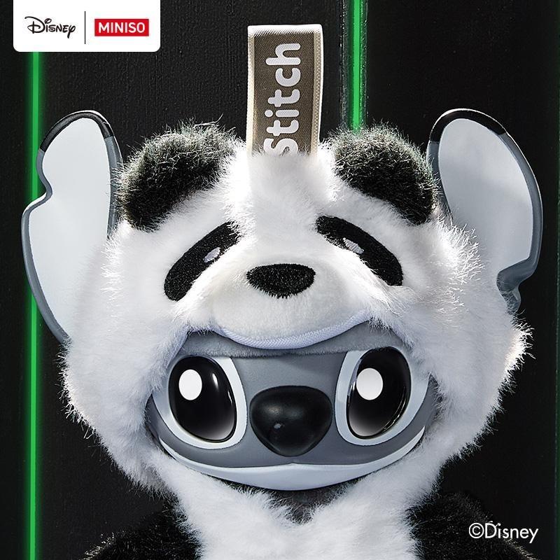 Disney Stitch Gen Z Street Style Series – Hang Card Edition Panda Plush | Removable Gloves & Fashion Outfits for Customizable Fun, A Poseable Collectible Blending Cool & Cute, Perfect Gift for Stitch Lovers,Best Gifts  genz street style Stuffed Animal