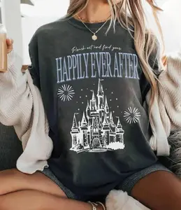 Reach Out And Find Your Happily Ever After Shirt, Retro DisneyWorld Shirt, DisneyWorld Castle Shirt, Magic Kingdom Shirt