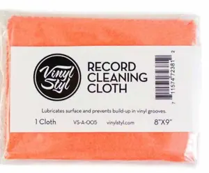 Vinyl Styl® VS-A-005 Vinyl Record Cleaning Cloth - Lubricated 8" X 9" (Single) (Orange)  [VINYL ACCESSORIES] Audiophile