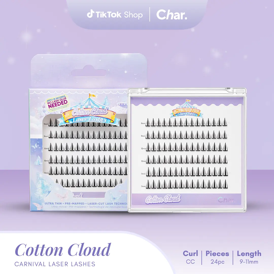 Cotton Cloud - Pre-Glued Lashes, Laser-cut Technology CC-Curl 9 - 11 mm