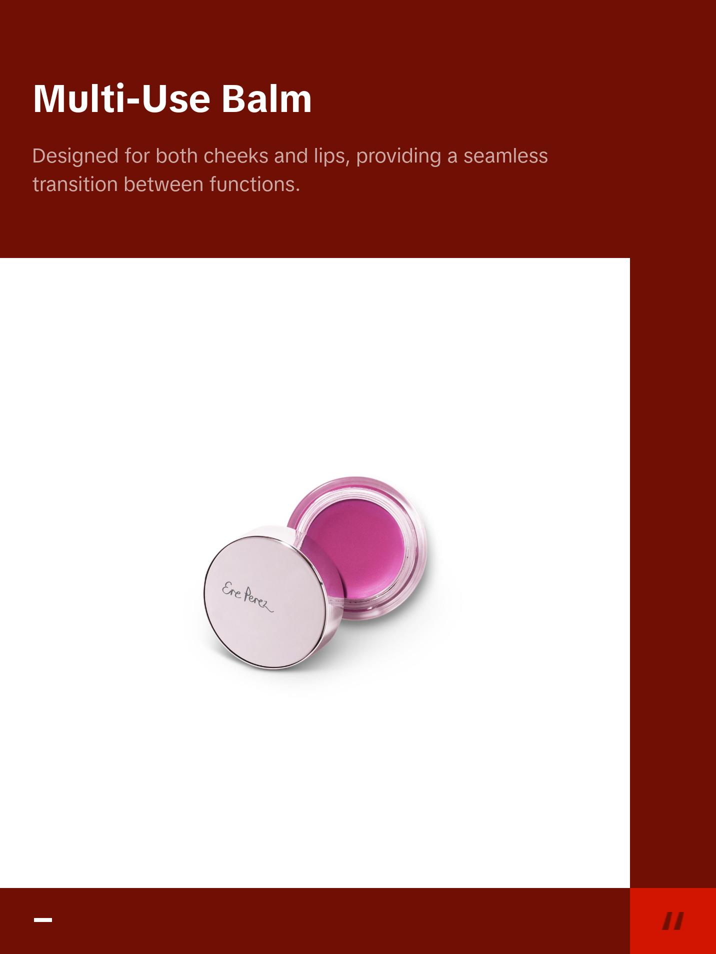 Ere Perez Carrot Colour Pot All in one Colour Cream Blush for Cheeks and Lips - Clean Make-Up