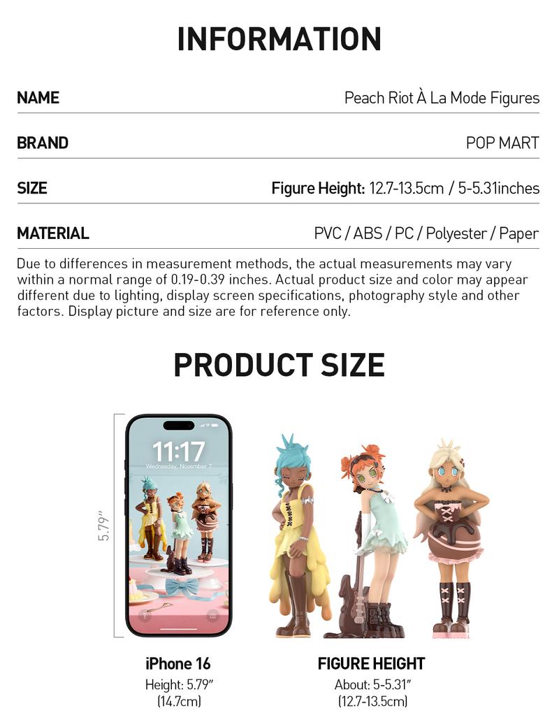 POP MART Peach Riot à la mode Figures