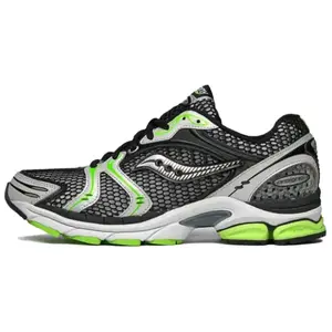 Saucony ProGrid Triumph 4 'Black Silver Fluo Green'