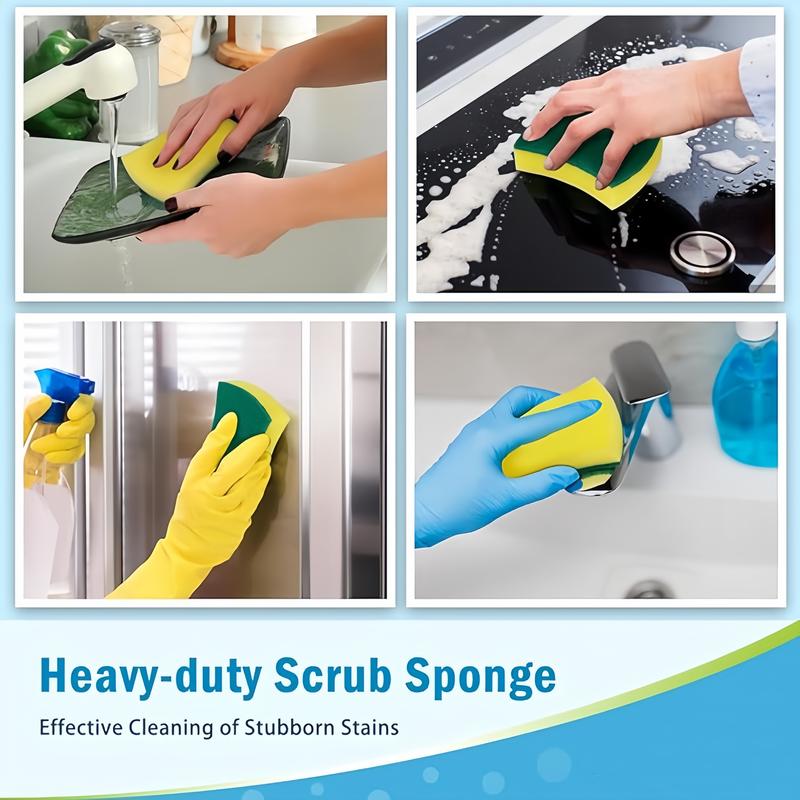 Traceless Dishwashing Sponge - Powerful Cleaning Mat, Quickly and Efficiently Removes Stubborn Stains, Daily Use | Strong Cleaning Effect | Durable Dishwashing Sponge