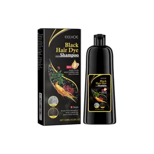 EELHOE White-to-Black Shampoo (Black) — He Shou Wu Essence for Nourishing, Deep Cleansing, Repairing, and Enhancing Black Hair, Leaving Hair Soft and Silky