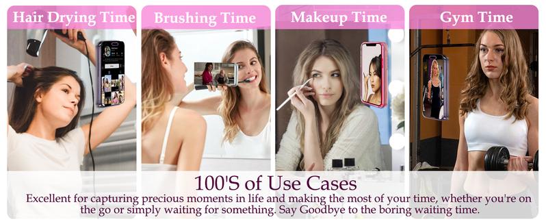 Sticky Phone Grip - Cellphone Mount - Pack of 2 - 24 Suction Cups for Secure Hold - Compact & Handy Holder - 4 Trendy Colors - Ideal for Daily Use - Enhance Stability, Double-Sided, Made of Silicone