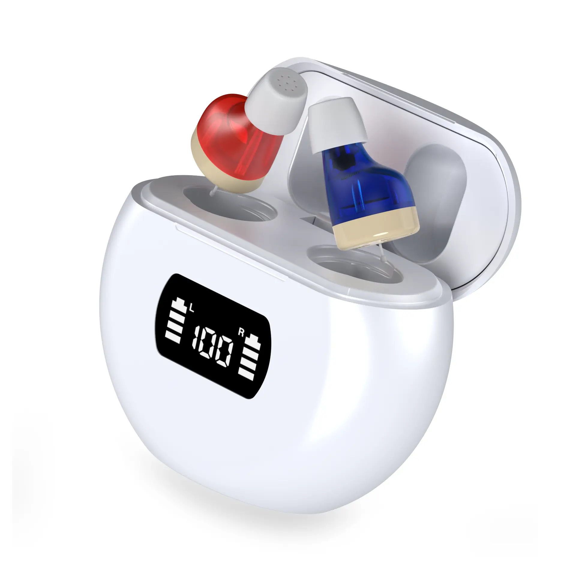 Mini Sound Amplifier, Ear Sound Enhancer, Noise Reduction, Enhanced Speech, Feedback Cancellation, Suitable for Adults, Elderly, Children, Left and Right Ears (3-Year Warranty) Visit the QiongSi Store