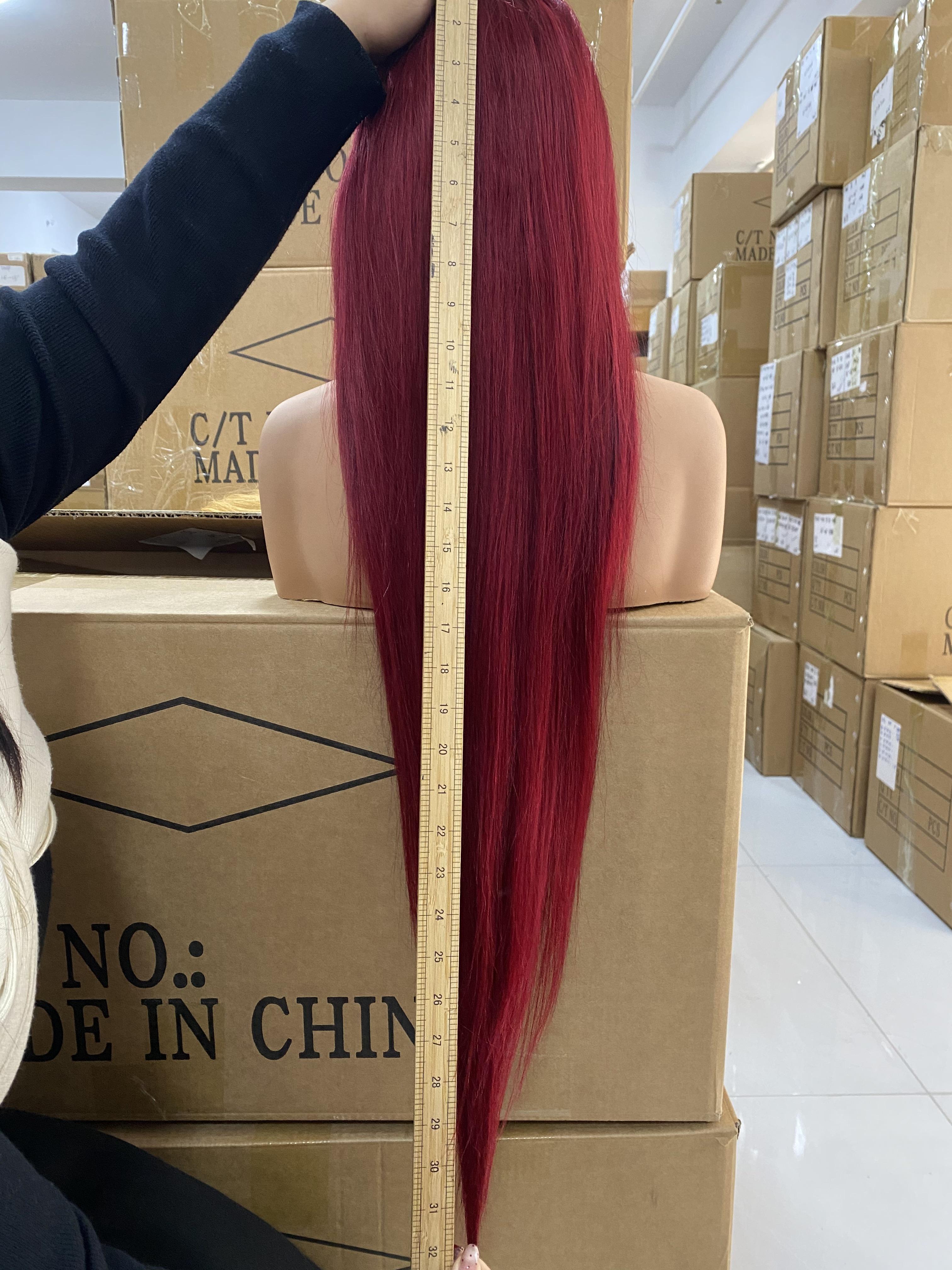 BABOSHOW 99J Burgundy Lace Front Wigs Human Hair 180% Density Straight 13x6 HD Transparent Lace Frontal Wigs Human Hair Pre Plucked with Baby Hair 99J Body Wave Colored Lace Front Hair Wigs for Women