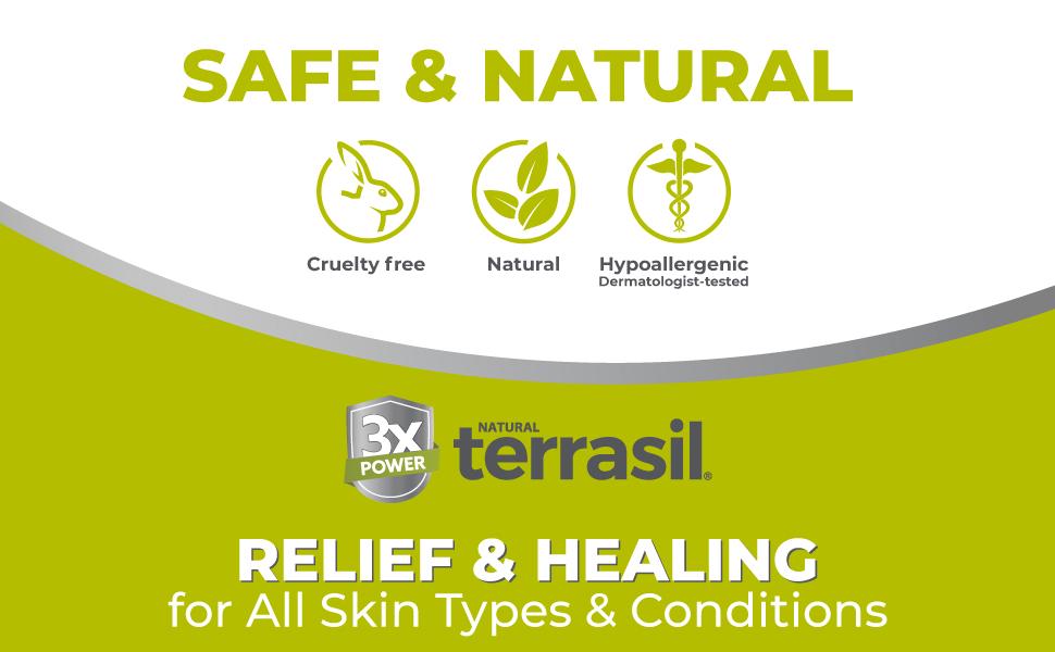 Terrasil Antifungal Treatment (2-Product Kit 14g Tube + 75g Soap bar) Antifungal Cream with Clotrimazole and Natural Ingredients, Relief for Ringworm, Jock Itch, Athletes Foot, Fungal Yeast Infection