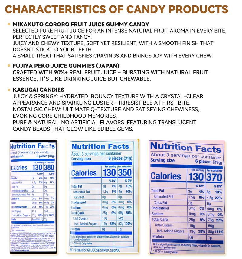 Asian Snack Box | 7 or 15 Full-Size Japanese Korean Chinese Snacks & Drinks Dessert Candy