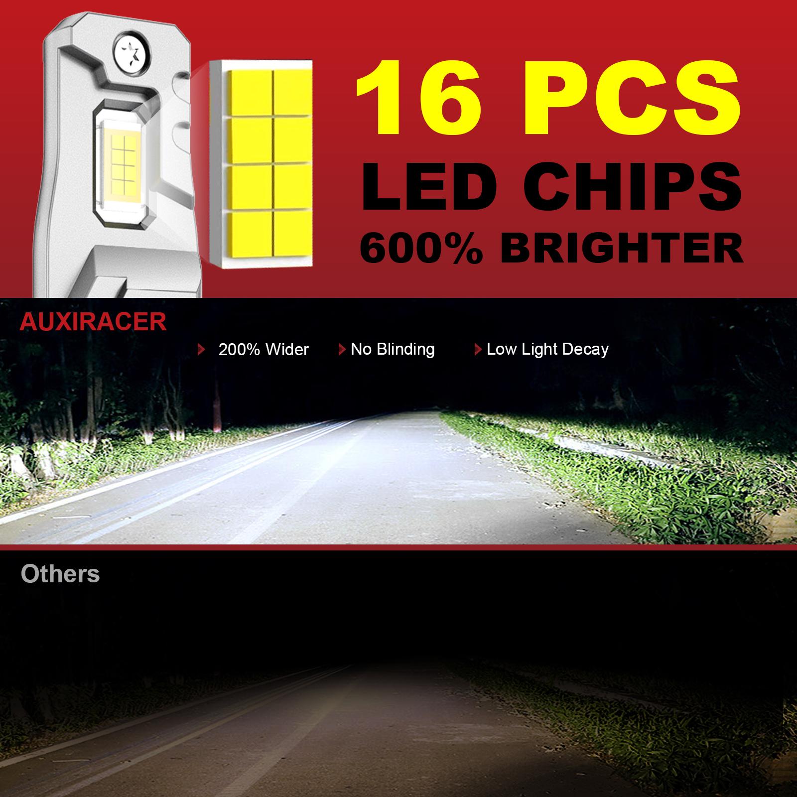 9005 HB3 LED Headlights Kit Low Beam Bulbs 7000LM Super Bright 6000K