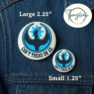Can't Tread On Us Minnesota Loon Pin, Minnesota Rebel Alliance Political Pin, MN State Bird Loon Protest + Resistance Pin HFN