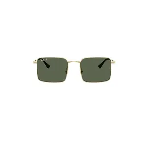 Ray-Ban Square Sunglasses in Green & Gold