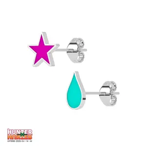 Hunter X Hunter™ Hisoka Star & Tear Stud Earrings