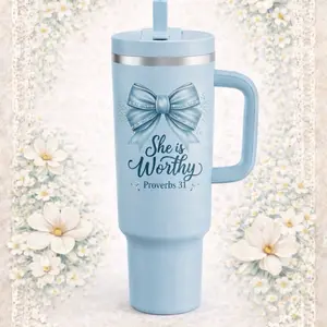 She is worthy tumbler