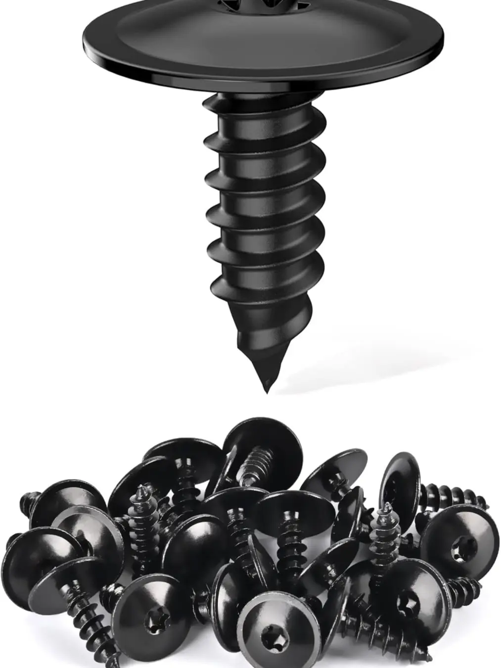Nilight 25Pcs Screw Bolt Fender Liner Under Cover Screw Replacement for Audi A3 A4 A5 A6 Volkswagen Porsche Cayenne Macan Taycan N90974701, 2 Years Warranty, 16Mm, Anti-Rust, Steel Coated, Bumper Cover Screws