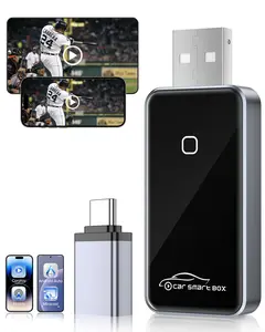 A Wireless CarPlay Adapter for IPhone That Converts A Wired Connection to Wireless, With Upgraded CarPlay Also Supporting Video Calls. Compatible With iOS 10 And Above, And Uses A USB to Type-C Adapter. Plug And Play, Stable Operation, And Zero Latency.