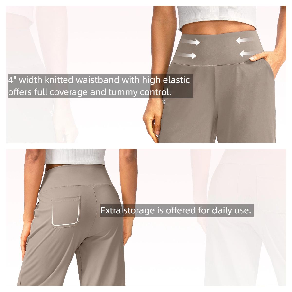 G Gradual Women's 12" Bermuda Long Shorts with Pockets High Waist Stretch Knee Length Shorts for Women Summer Walking