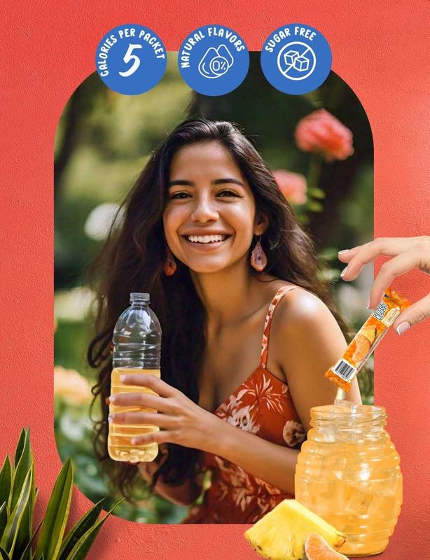 Powdered Drink Mix | 44 Sugar Free Powder Packets | Flavors - Cucumber Limead...