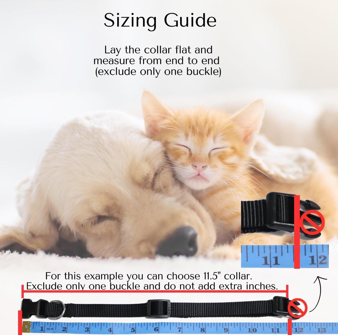 Beaded Colorful Collar for Dogs and Cats - Handmade with Silicone Beads and Heavy Duty Wire, Pet Collar Small Medium and Large Necklace Cute Collars