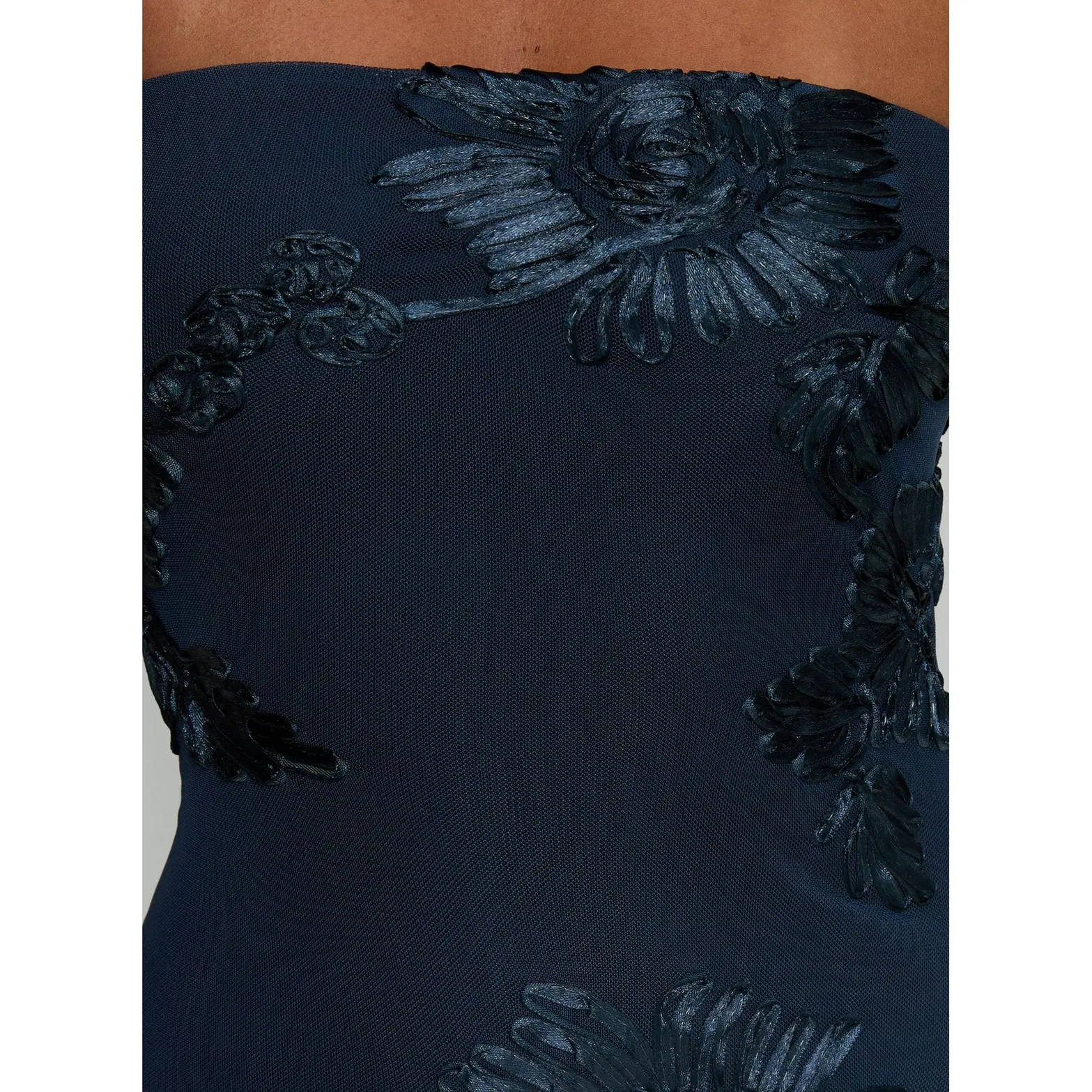 Maribeth Strapless Floral Maxi Dress Navy - TikTok Shop Maribeth Strapless Floral Maxi Dress Navy - TikTok Shop