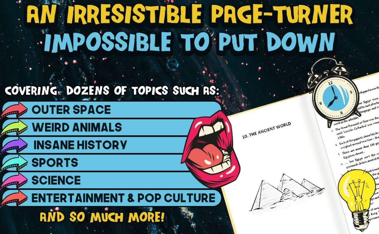 The Ultimate Book of Random Fun Facts: Over 1000 Interesting Facts And Trivia Quizzes About History, Science, Sports, Animals, Space and Anything In Between! Paperback – July 5, 2024