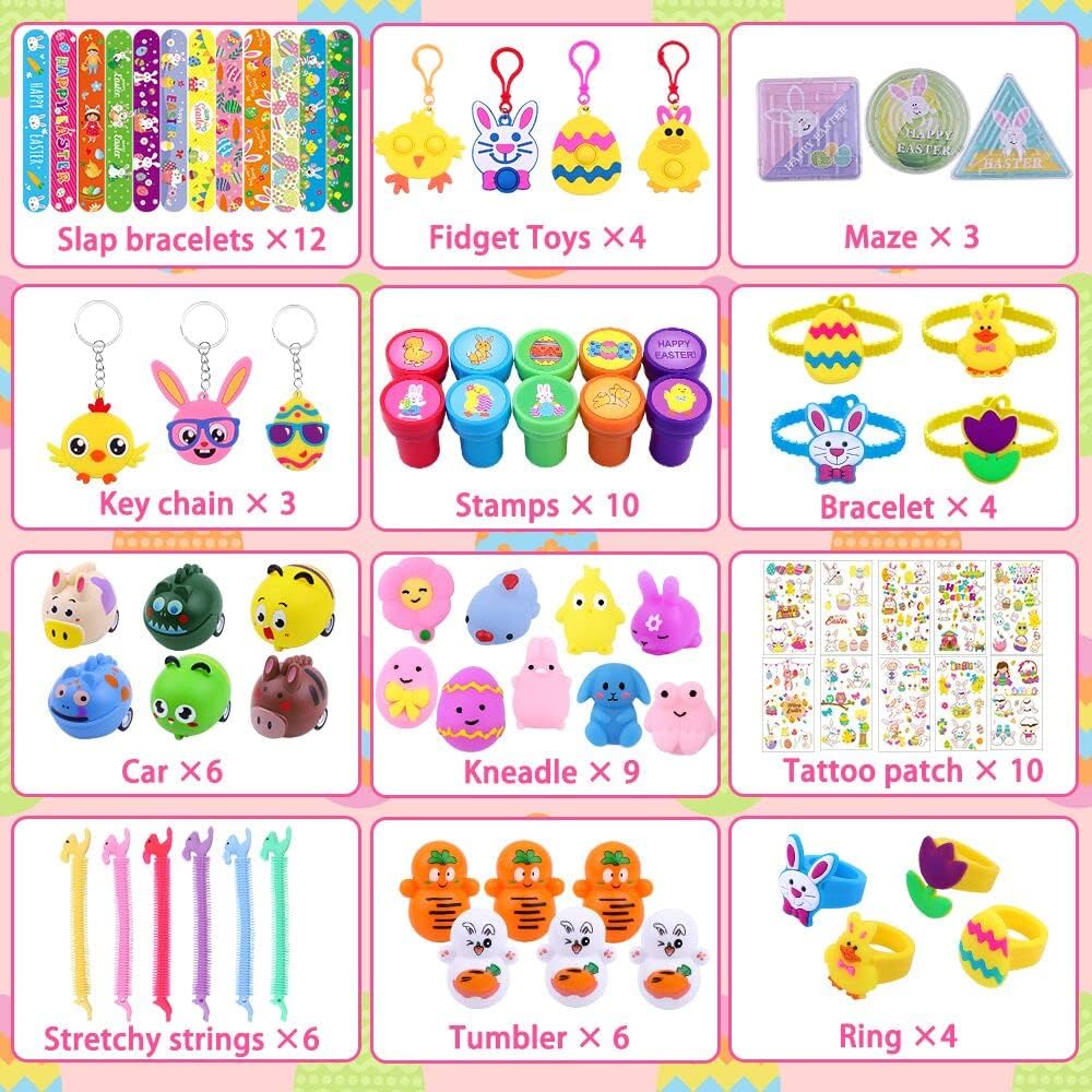73‑Piece Easter Party Favors Bulk Set — Easter Basket Stuffers, Egg Fillers & Goodie Bag Toys for Kids, Classroom Prizes, Easter Egg Hunt Gifts for Girls & Boys 73‑Piece Easter Party Favors Bulk Set — Easter Basket Stuffers, Egg Fillers & Goodie Bag Toys for Kids, Classroom Prizes, Easter Egg Hunt Gifts for Girls & Boys