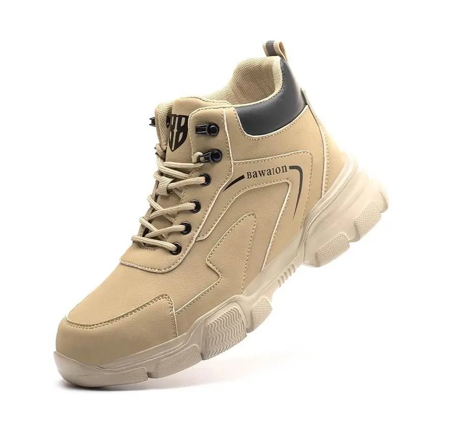 Steel Toe Boots for Men Women  Waterproof Work Boots Lightweight Indestructible Slip Resistant Construction Safety Boots outdoorfun