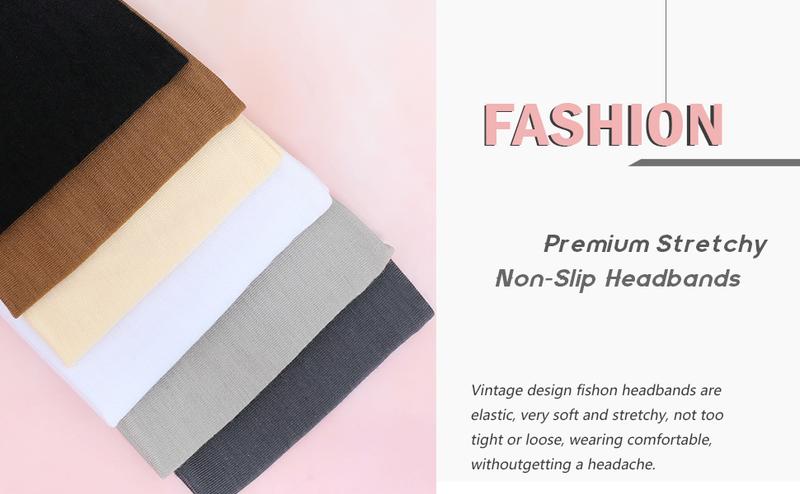 AISI HAIR Neutral Knotted Head Wraps Turbans for Women, Large Style Head Bands Hair Accessories 1 Pack Headbands