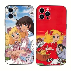 Candy Candy Couple Comic Hot Phone Cases For iPhone 17 Promax Pro Air 16 Plus 15 14 13 12 Black Funda Shell Shockproof Protective Cover Gift For Birthday Christmas