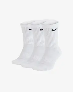 Nike Everyday Cushion Crew Socks White 3 Pack POS
