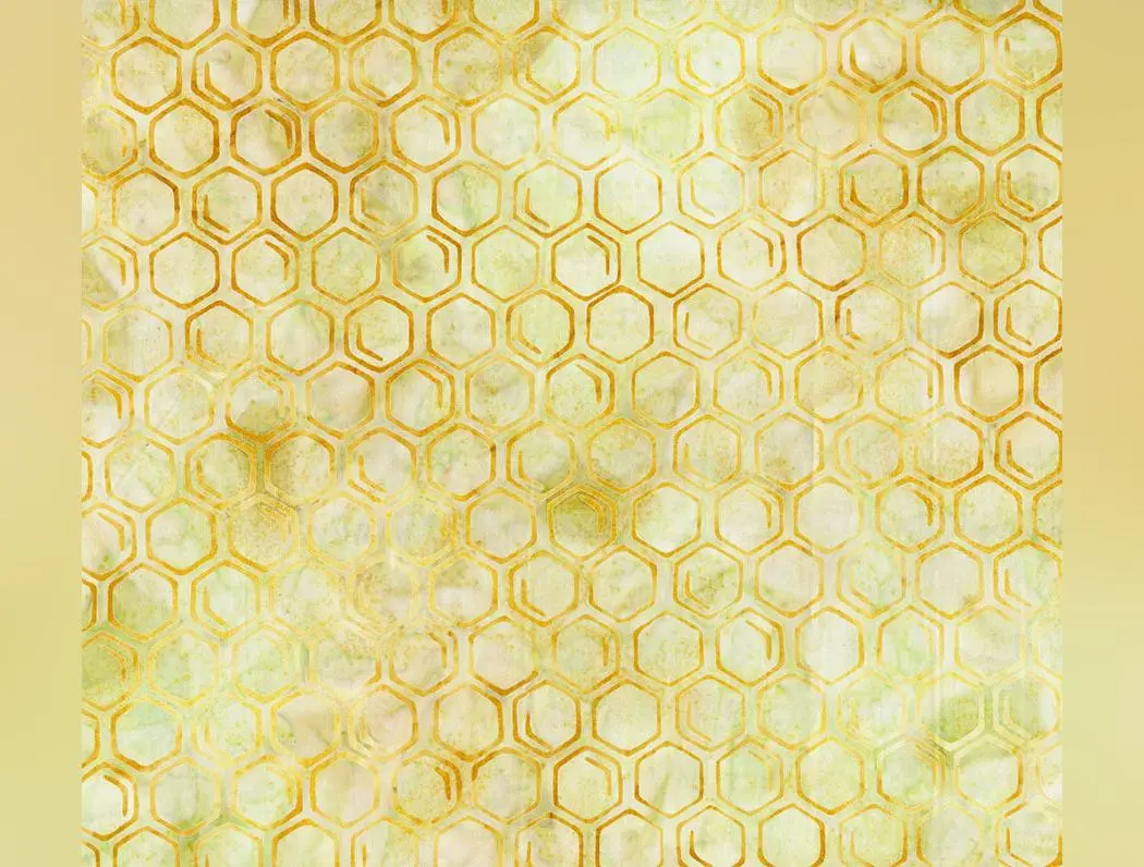 Buzzy Bee | Honeycomb - Sunshine by Banyan Batiks | 83641-50 | Batik Cotton Fabric