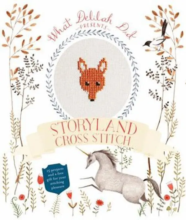 Used Storyland Cross Stitch Book with Cross Stitch Starter Pack & Tutorial by Sophie Simpson (Paperback, English)