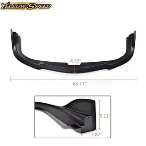 Front Bumper Lip Splitte Fit For 06 07 Subaru Impreza WRX S204 STI JDM CS2 Style