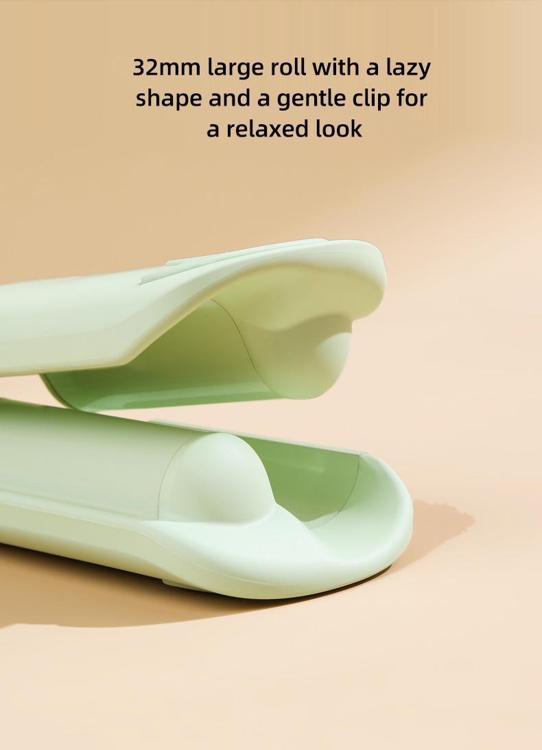 PretiHom beach wave crimper hair stick fluffy big wave ripple without hurting hair lazy perm 32mm splint Comfort Curling Irons