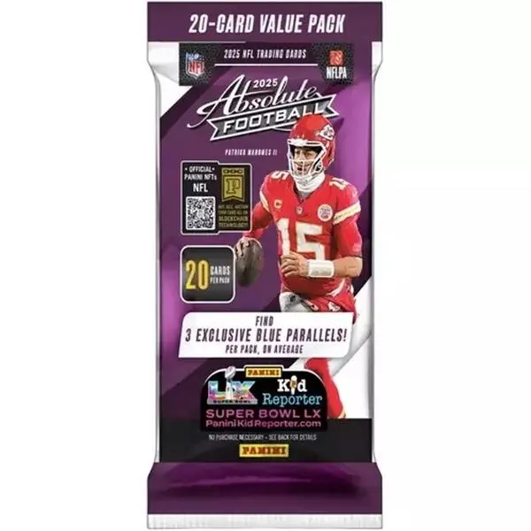 2025 Absolute 20 Card Value Pack! (Blue Parallels! Kaboom Hunt!!)