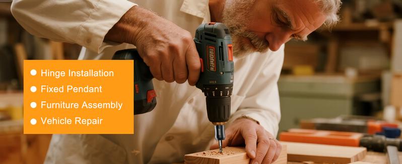 SEESE 2PCS Strong Magnetic Screw Rings – Universal 1/4(6.35mm) Fit for Hex Screwdrivers & Power Drill Bits