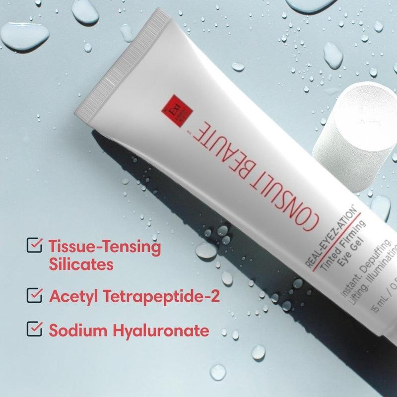 REAL-EYEZ-ATION Tinted Temporary Skin Tightener – Brightening & Smoothing, Firming Eye Gel REAL-EYEZ-ATION Tinted Temporary Skin Tightener – Brightening & Smoothing, Firming Eye Gel