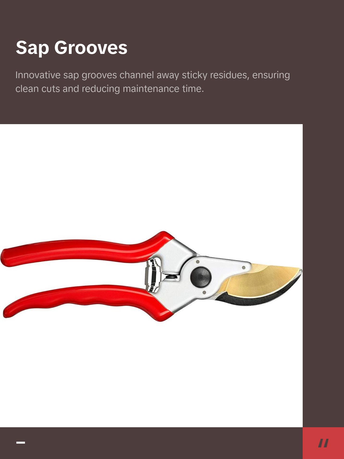 Titanium Pruning Shears - Heavy-Duty Bypass Classic Style by Classic Style