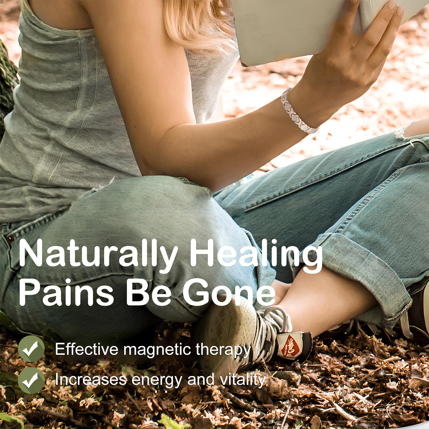 Copper Bracelets for Women – Pure Copper Magnetic Bracelet with 3500 Gauss Effective Magnets, Trendy Stack Stretch Bangle, Modern Fashion Accessories, Perfect Valentine’s Day Gift