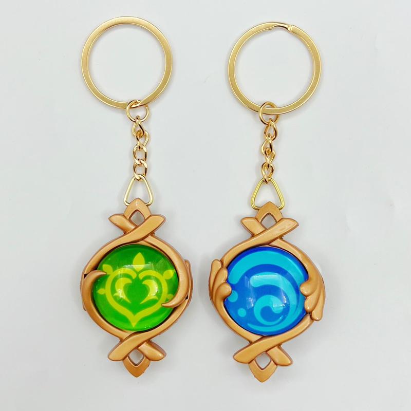 New Teyvat Vision Fontaine Water God Focalors Lyney and Lynette Keychain Luminous 7 Element Eye Of Original God Toy KeyRing New Teyvat Vision Fontaine Water God Focalors Lyney and Lynette Keychain Luminous 7 Element Eye Of Original God Toy KeyRing