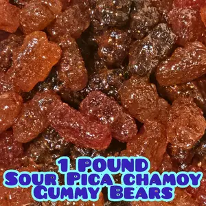 1 Pound Sour Pica Chamoy spicy gummy bears