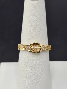 14K Gold Ring - Belt