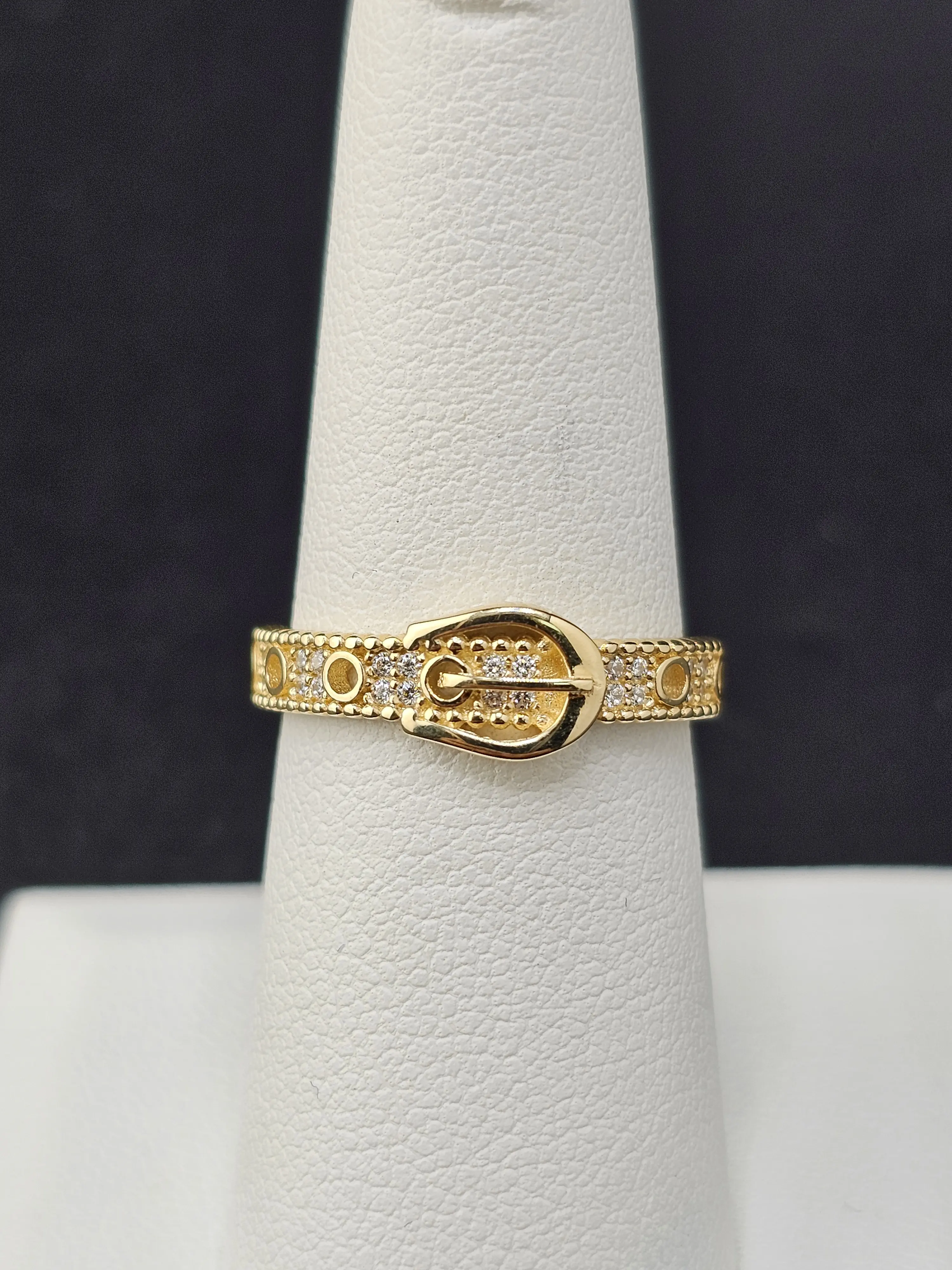 14K Gold Ring - Belt